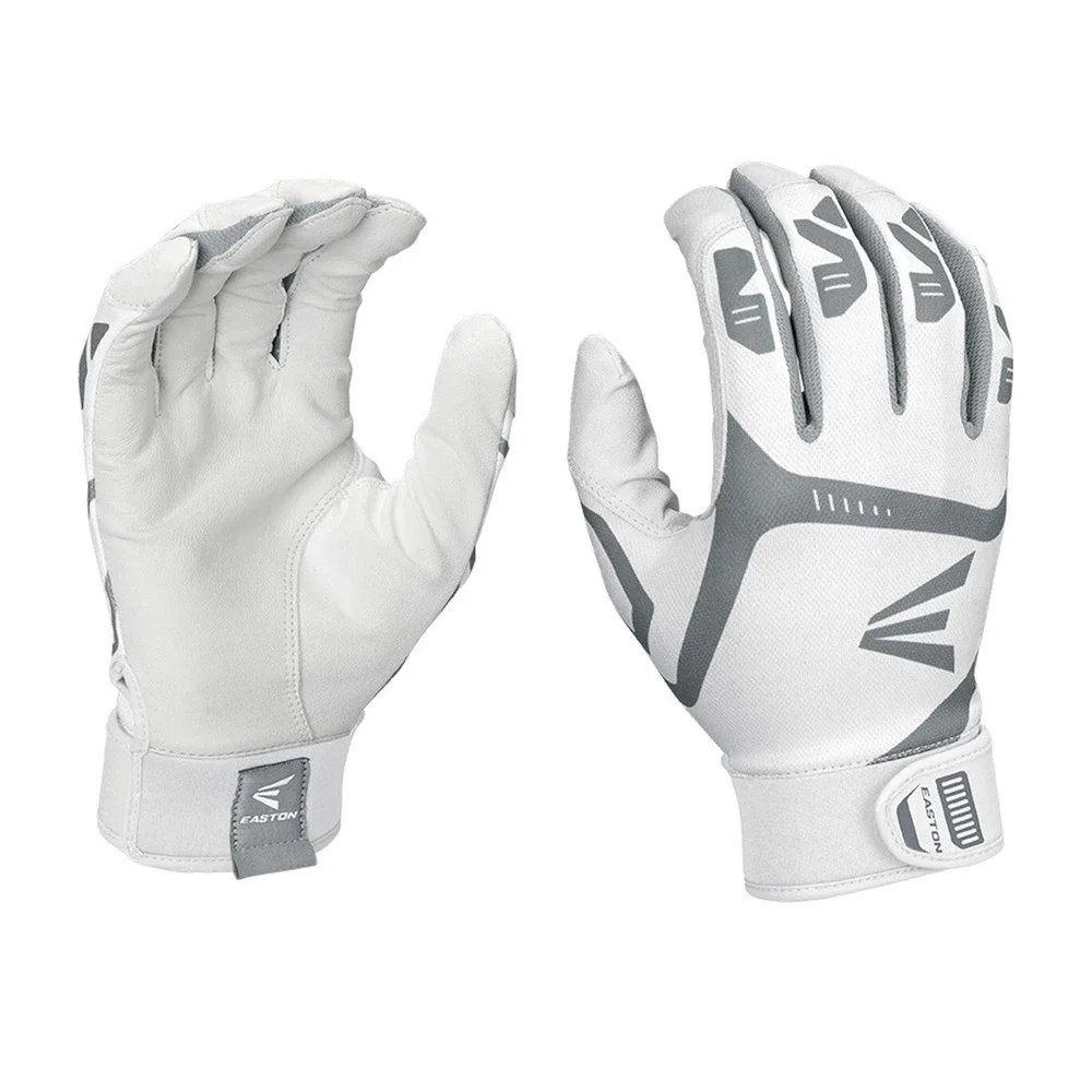 EASTON‎ BASEBALL/SOFTBALL GAMETIME BATTING GLOVES  Adult SMALL WHITE